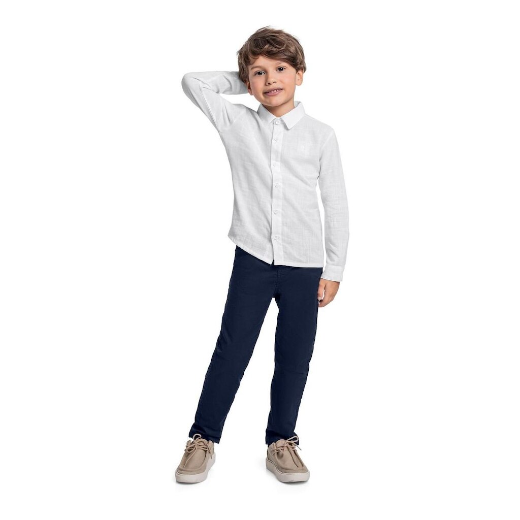 Calça em Sarja para Menino Quimby