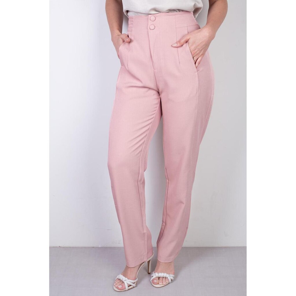 Calça feminina alfaiataria skinny 51985