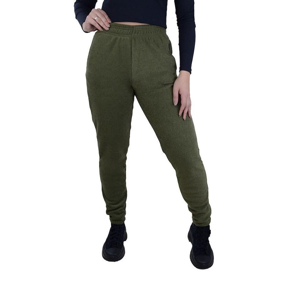 Calça Feminina Babicat Boucle Jogger  Cipreste