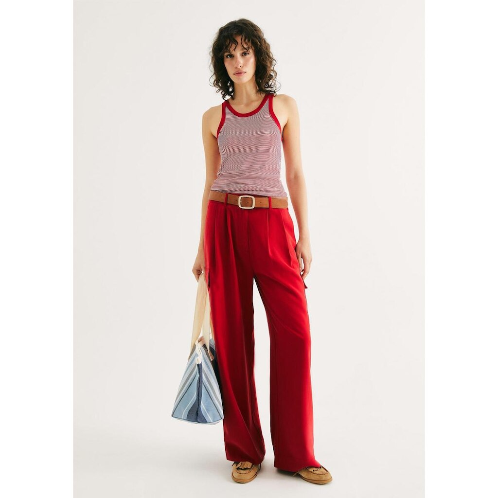 Calça Feminina Cargo Em Peach Touch