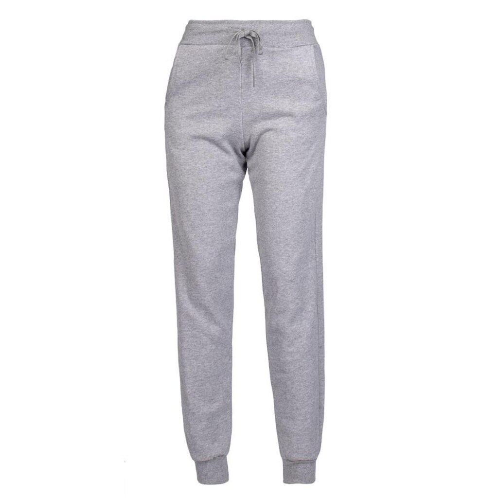 Calça Feminina Desayner Moletom Básica Cinza Mescla