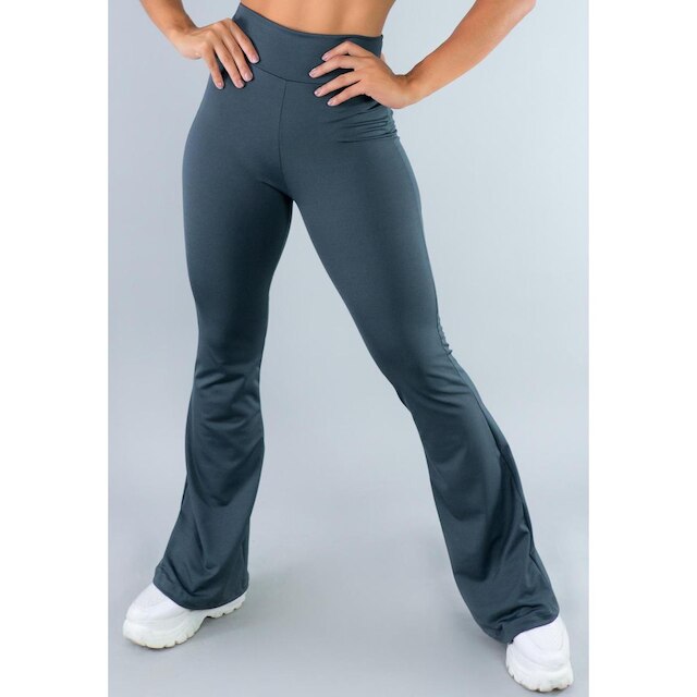 Calça Feminina Flare Estampada Pantalona Cintura Alta Mvb Modas