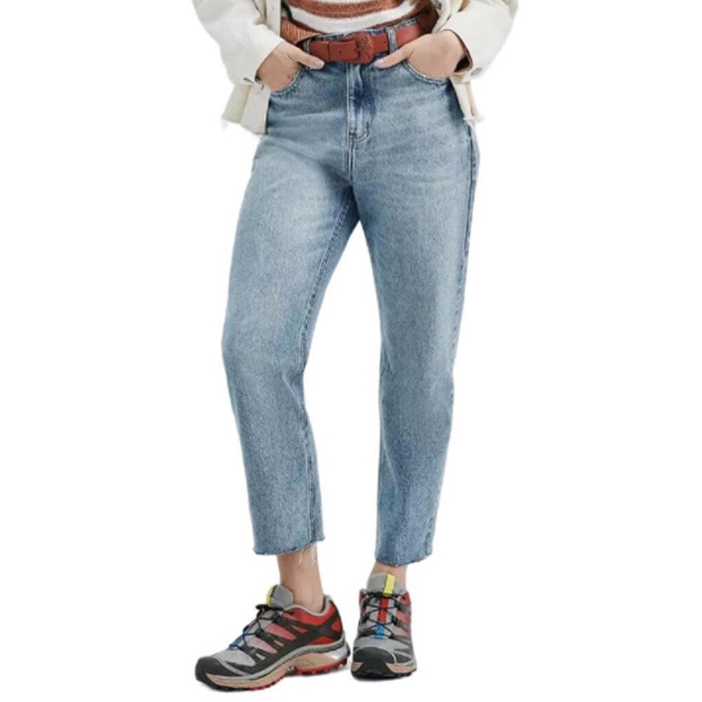 Calça Feminina Hering Jeans Reta Cropped - H9KH