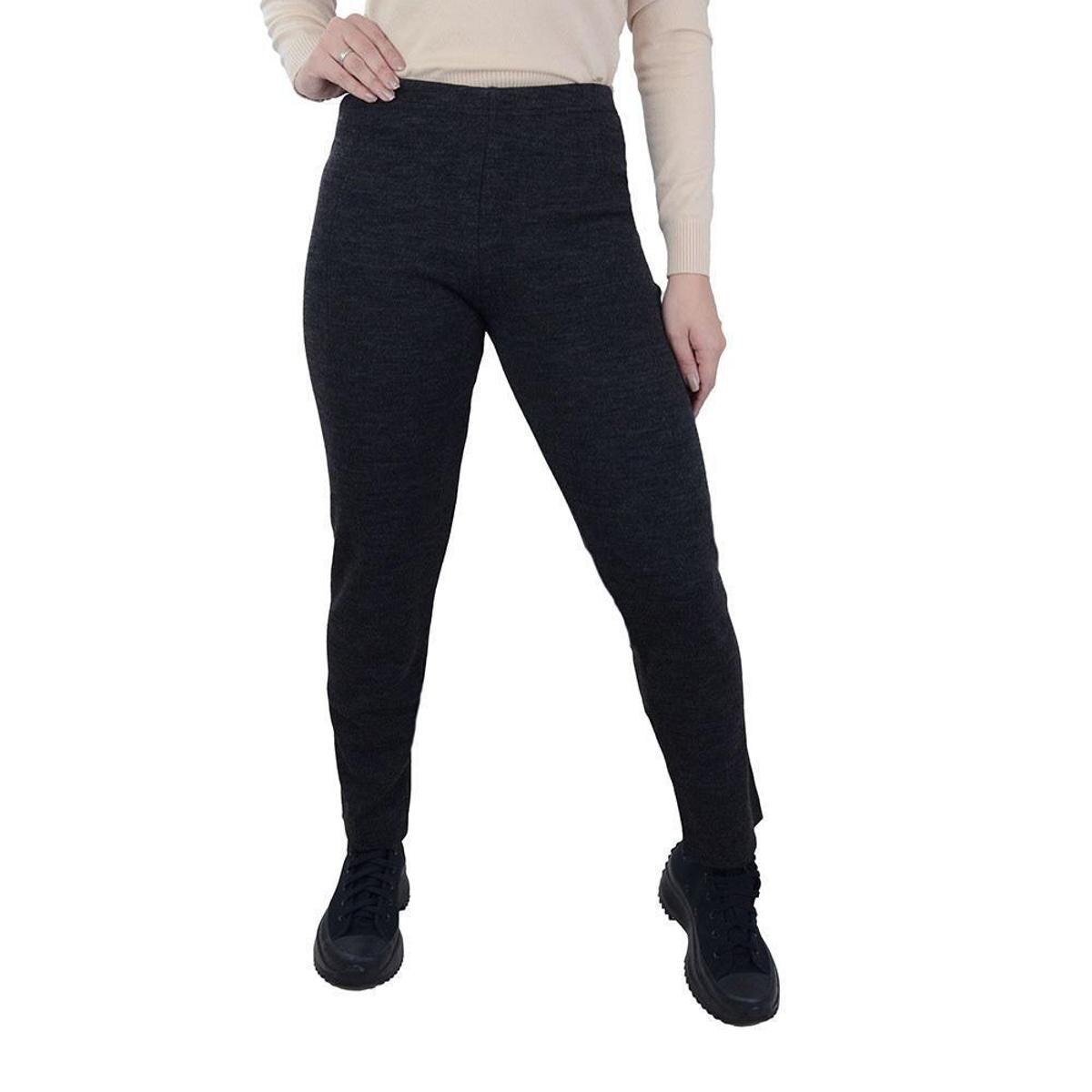 Calça Feminina Iaraline Tricot Cinza Escuro - 4011