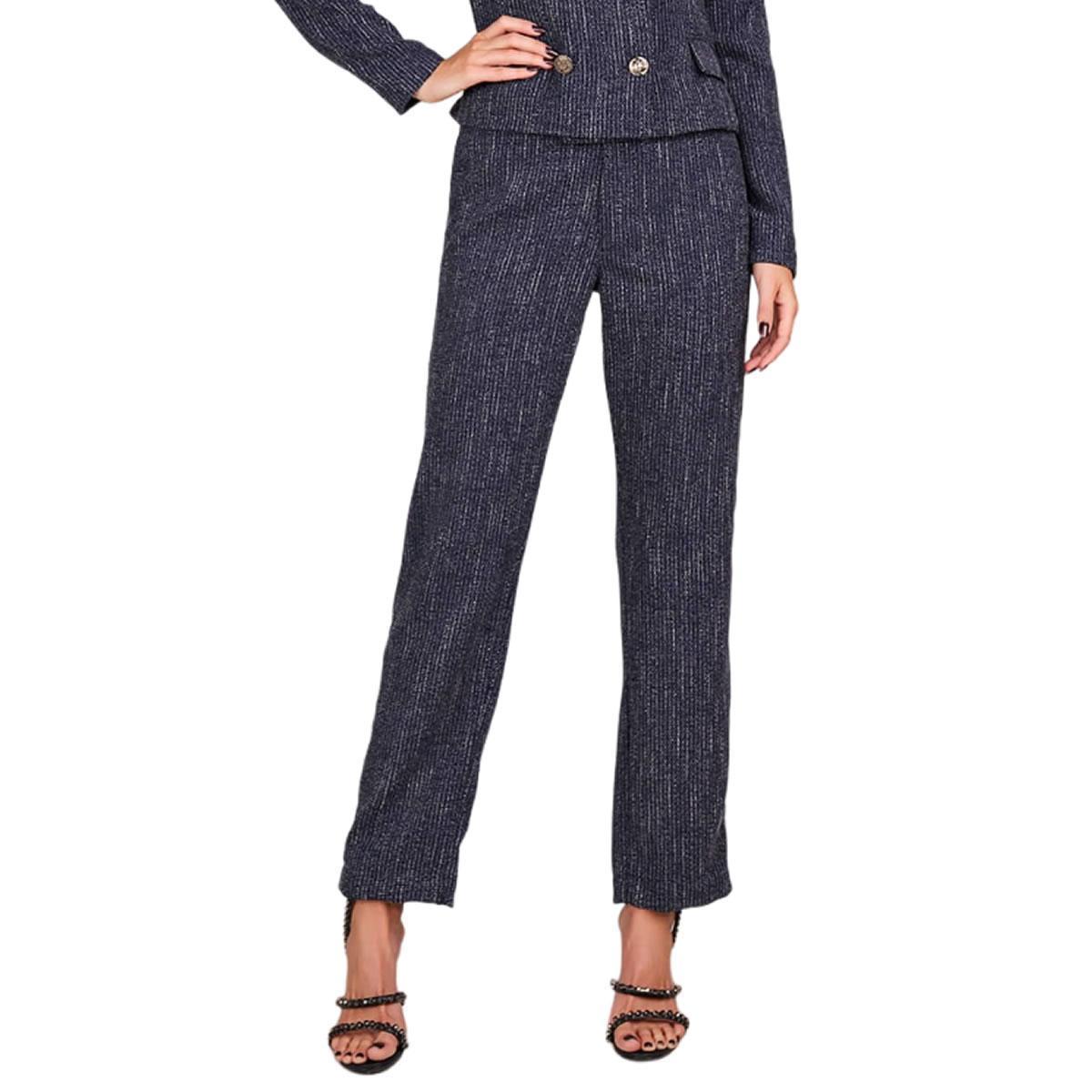 Calça Feminina Lado Avesso New Straight Marinho - L121045