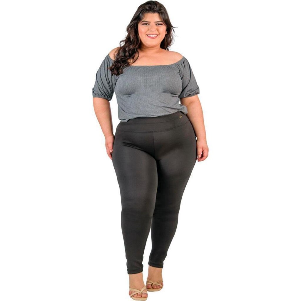 Calça Feminina Legging Academia Plus Size Treino Catwalk Suplex