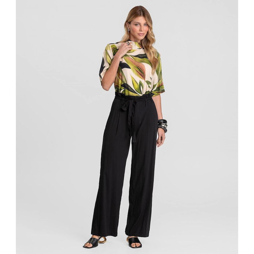 Calça Feminina Pantalona Dianna Preto