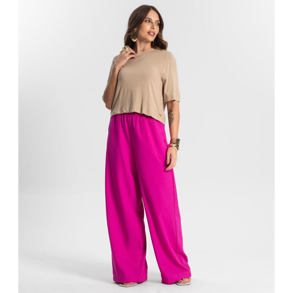 Calça Feminina Pantalona Endless Rosa