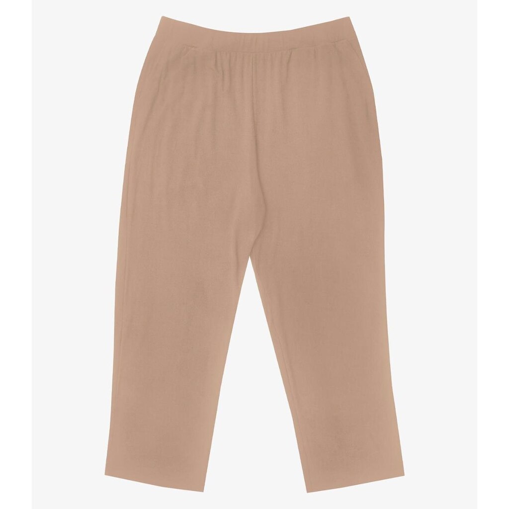 Calça Feminina Plus Size Em Molecotton Secret Glam Marrom