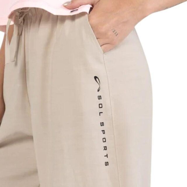 Calça Feminina Tech Sand Bege Areia