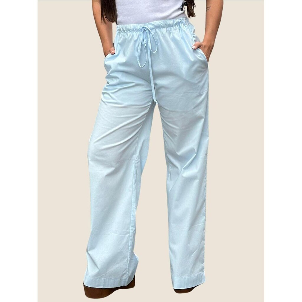 Calça Feminina Tricoline Com Elastico Usenagai