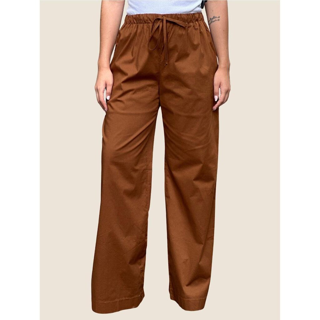 Calça Feminina Tricoline Com Elastico Usenagai