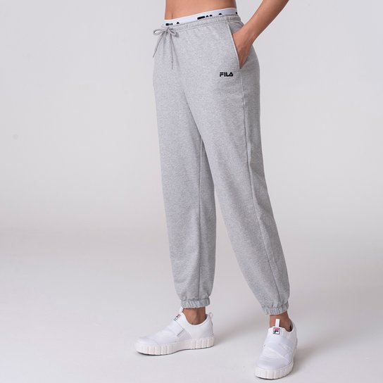 Calça Fila Elastic Feminina - Mescla Menor preço em Calça Fila Elastic Feminina - Mescla