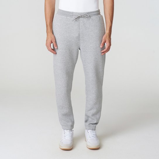 Calça Fila Essencial Winter Masculina - Cinza Menor preço em Calça Fila Essencial Winter Masculina - Cinza