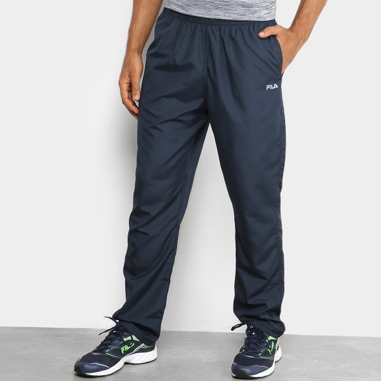 Calça Fila Light Masculina - Marinho Menor preço em Calça Fila Light Masculina - Marinho