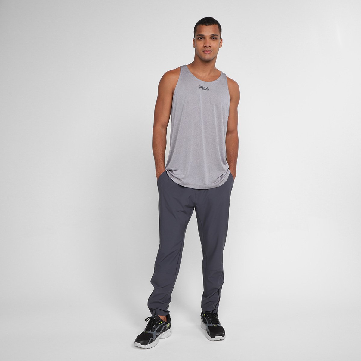 Calça Fila Slim Zip Masculina - 3