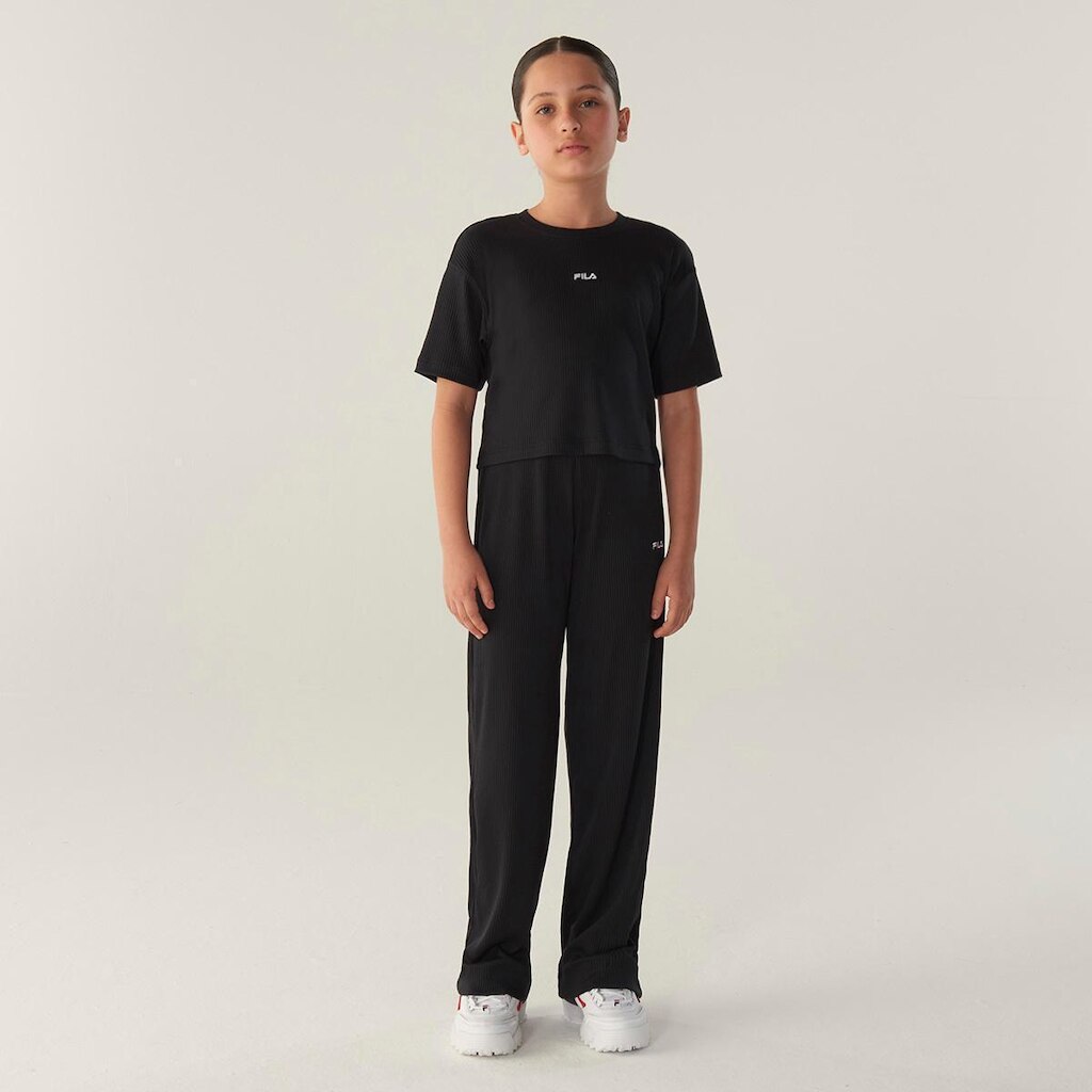 Calça Fila Wide Essentials Canelada Juvenil