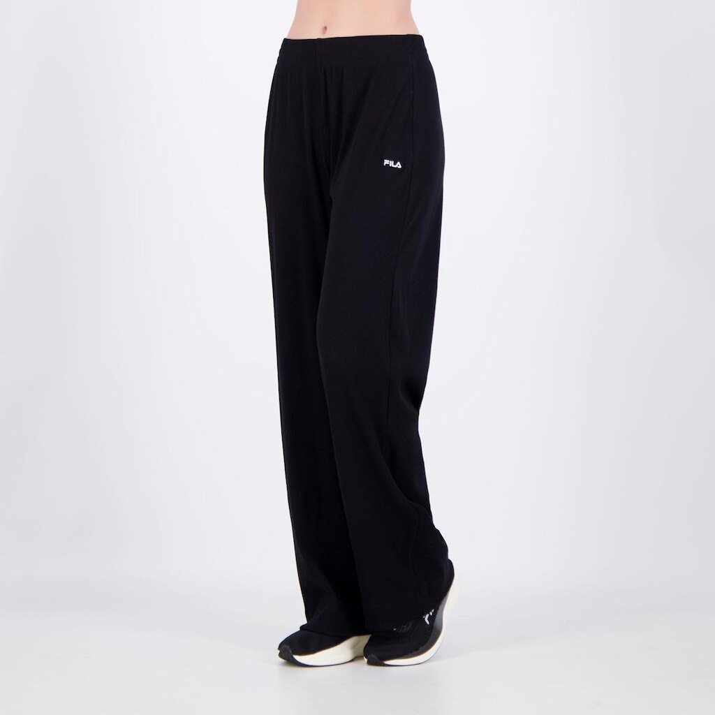 Calça Fila Wide Essentials Rib Feminina