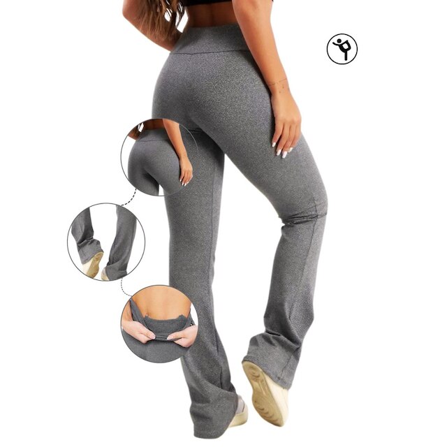 Calça Flare Bailarina Flanelada Térmica Antifrio Forrada Em Suplex WOLFOX
