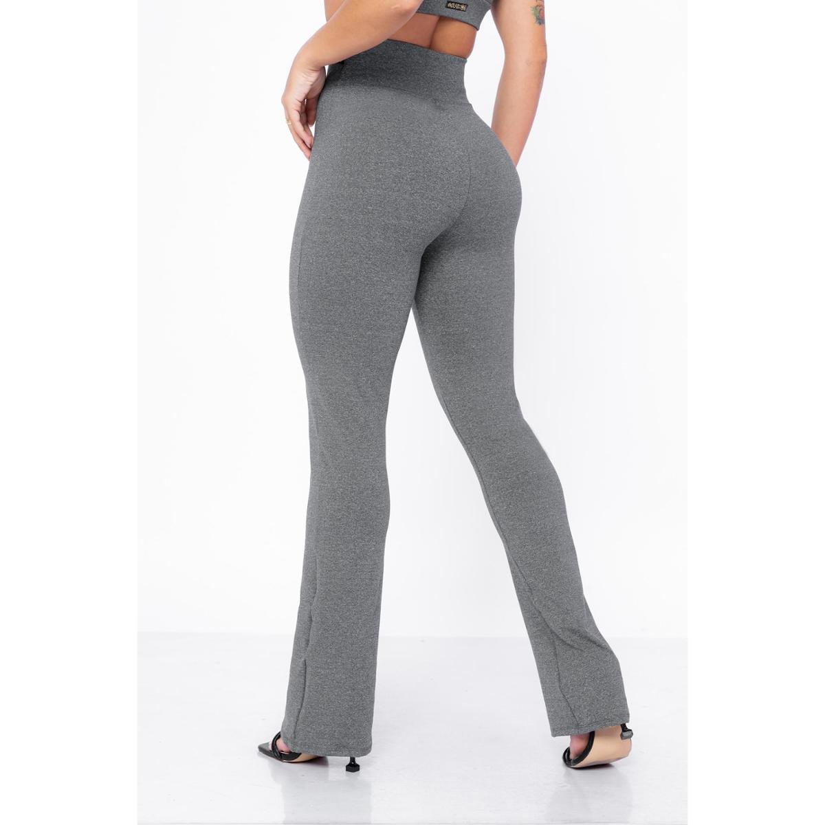 Calça Flare Bailarina suplex boca De Sino cintura Alta WOLFOX Menor preço em Calça Flare Bailarina suplex boca De Sino cintura Alta WOLFOX