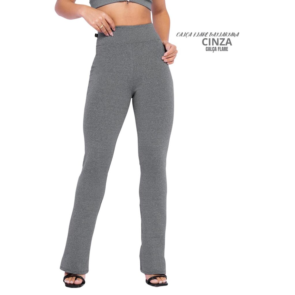 Calça Flare Feminina Boca De Sino Bailarina Cintura Alta Pronta Entrega