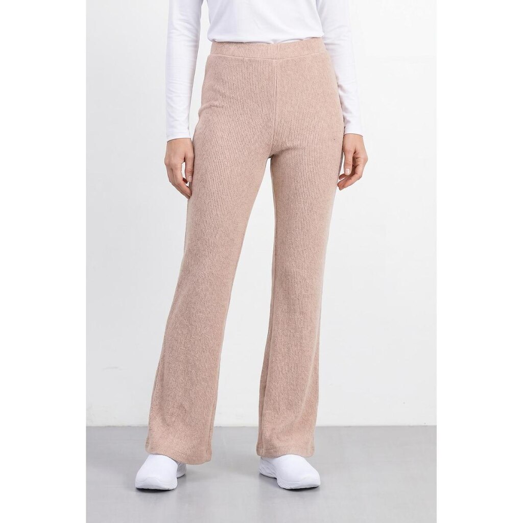 Calça flare feminina de malha 61180