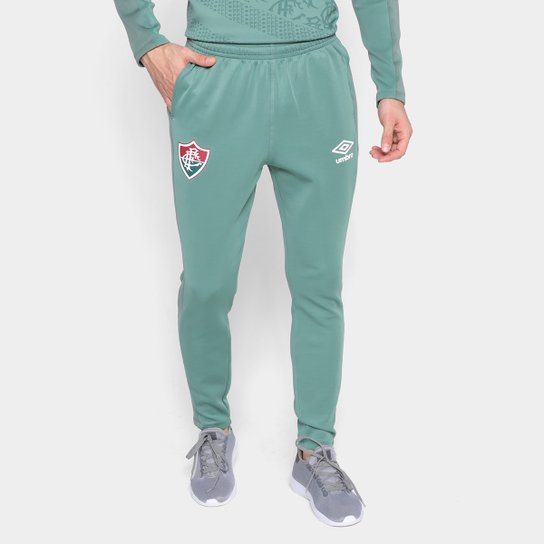 Calça Fluminense Treino 22/23 Umbro Masculina - Verde Menor preço em Calça Fluminense Treino 22/23 Umbro Masculina - Verde