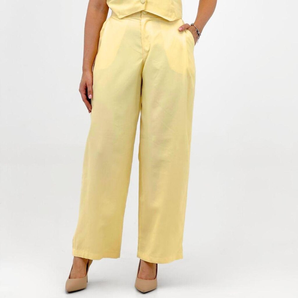 Calça Formitz Pantalona em Tecido Feminina