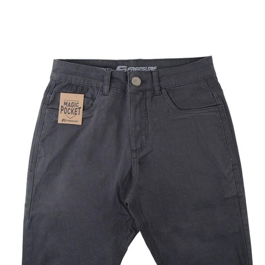 Calça Freesurf Sarja Five Slim Masculina