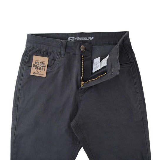 Calça Freesurf Sarja Five Slim Masculina