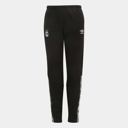 Calça Grêmio Viagem 20/21 Umbro Masculina - Preto Menor preço em Calça Grêmio Viagem 20/21 Umbro Masculina - Preto