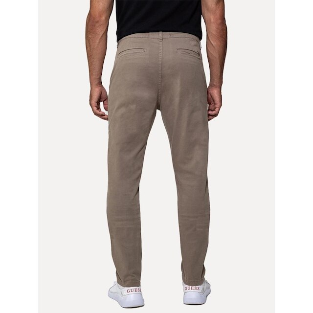 Calça Guess Masculina Chino Stretch Cáqui