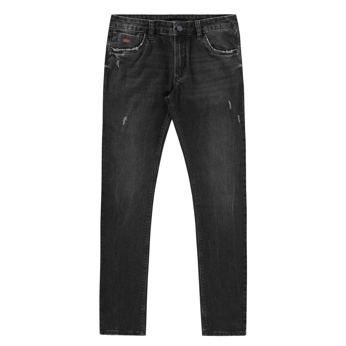 CALCA HANGAR33 JEANS SKINNY ESTONADA - MASCULINA - Preto | Netshoes