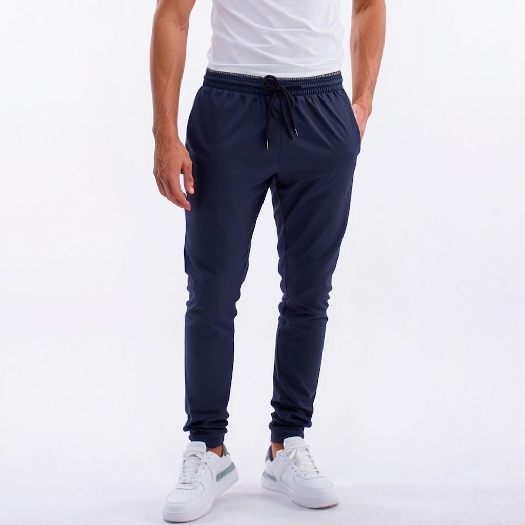 Calça Helanca Flanelada Slim Fit Premium Resistente Esporte