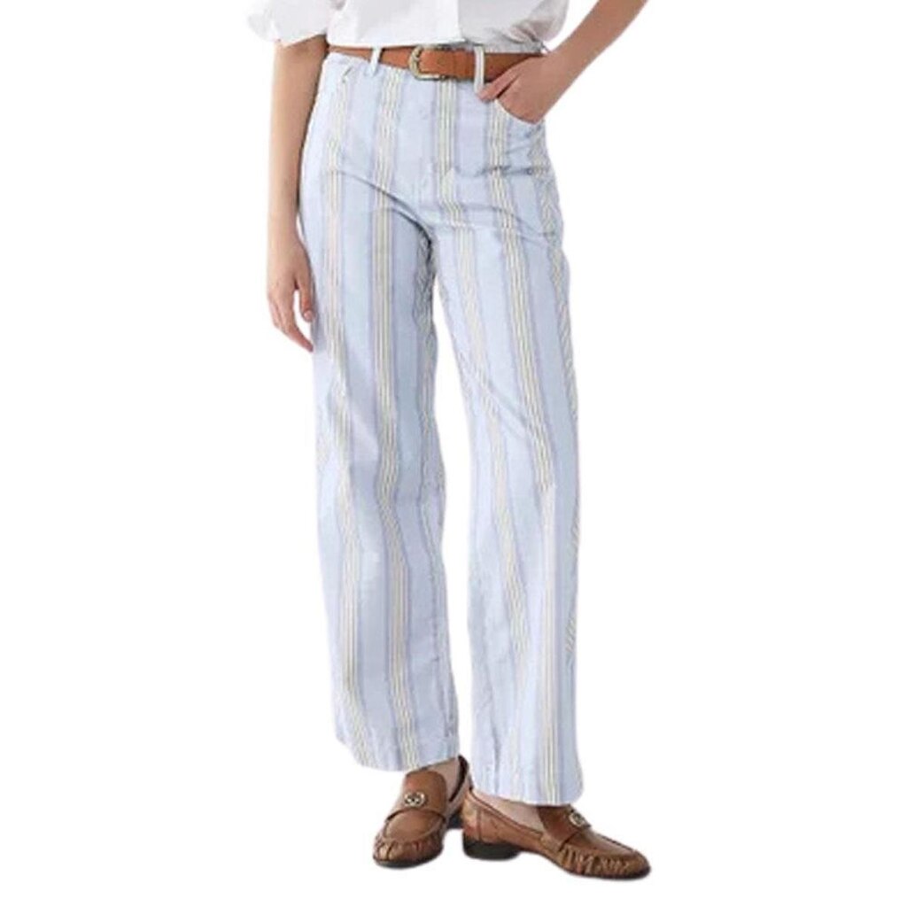 Calça Hering Feminina Pantalona Listrada