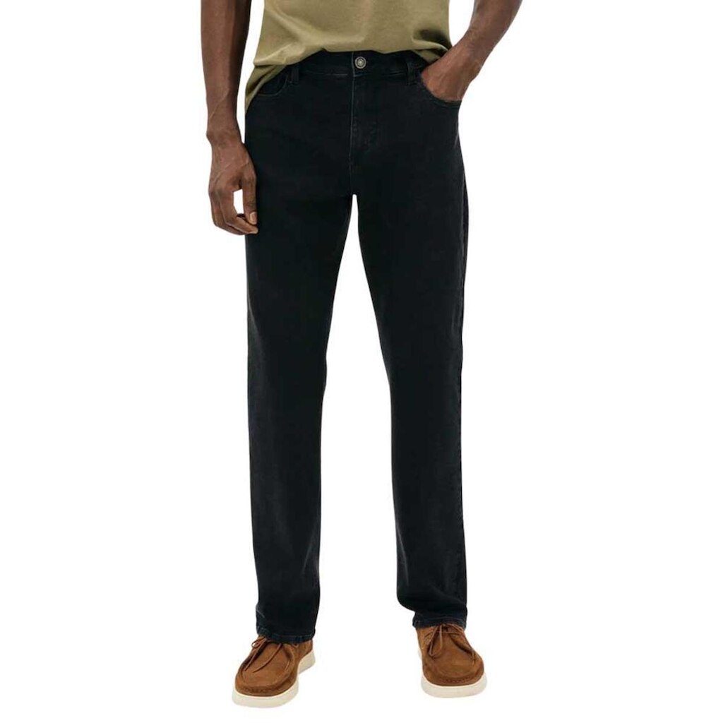 Calça Hering Jeans Básica Masculina Reta Tradicional
