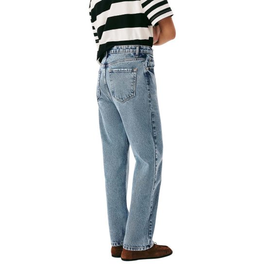 Calça Hering Jeans Feminina Cintura Alta Básicos do Brasil