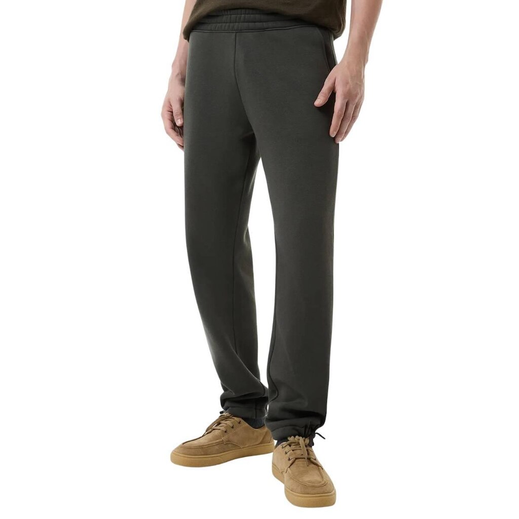 Calça Hering Masculina Reta Em Moletom Fleece Verde