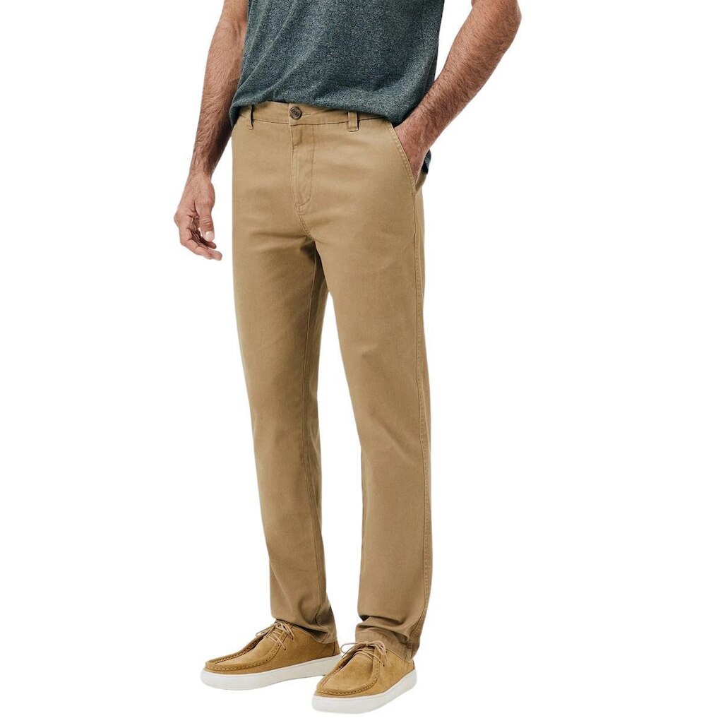 Calça Hering Masculino Slim Chino Caqui