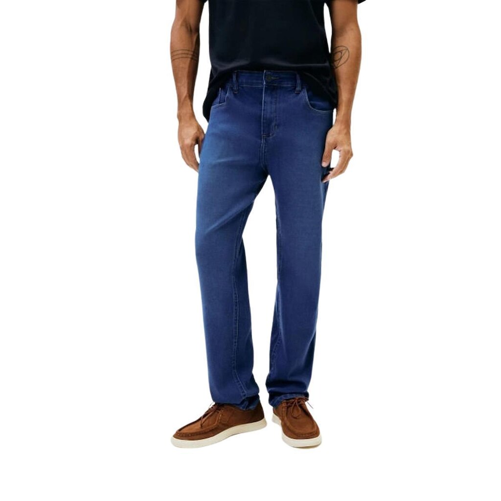 Calça Hering Reta Soft Touch Jeans