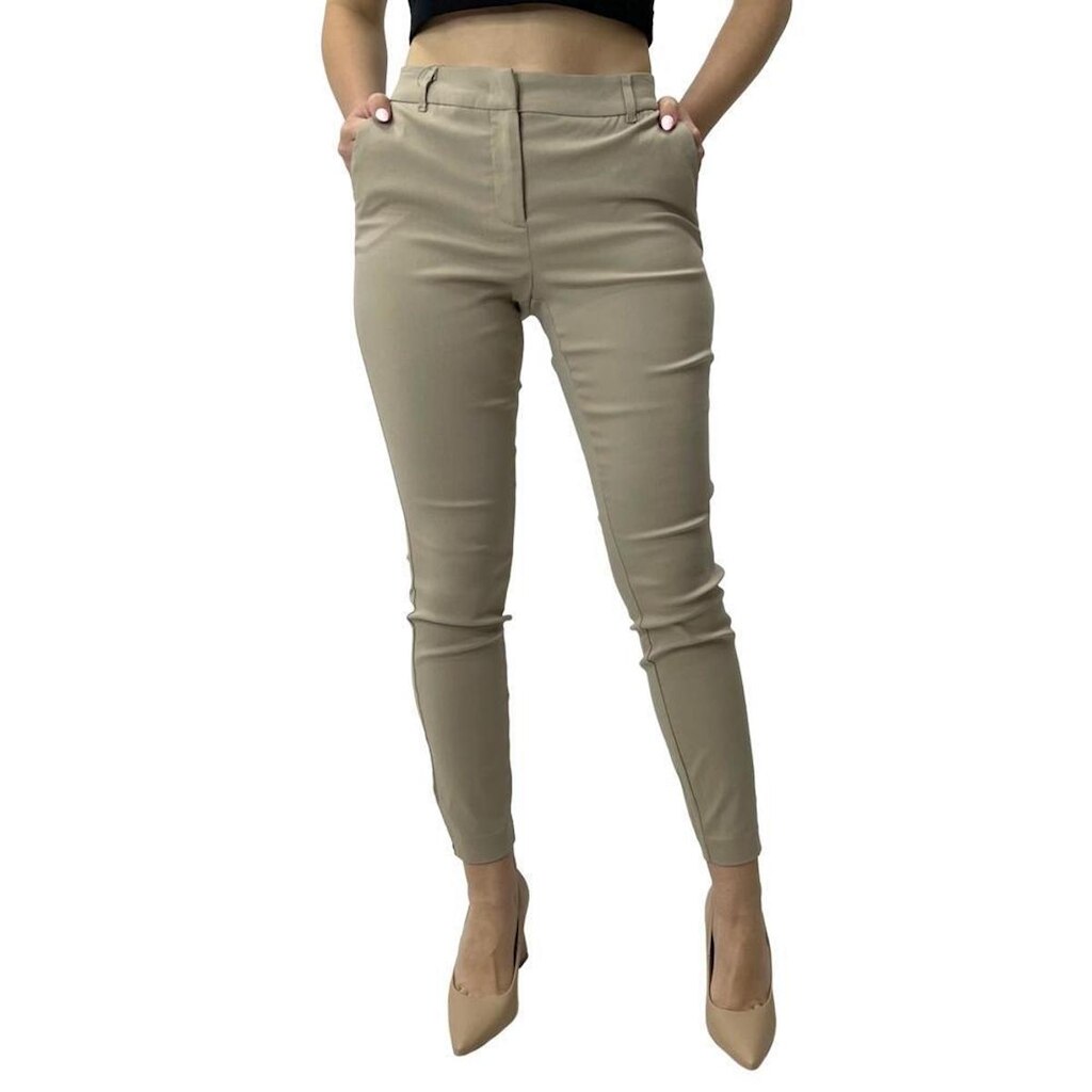 Calça Hering Skinny Em Tecido Feminina
