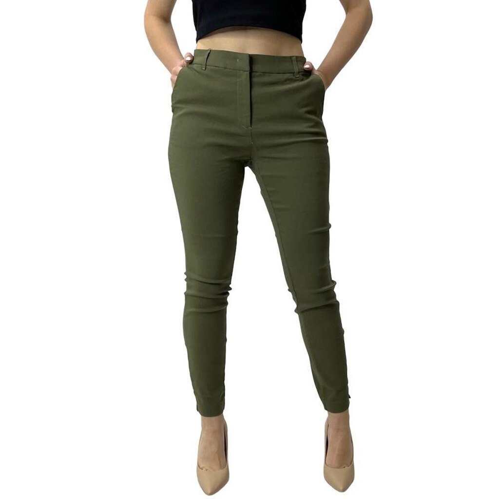 Calça Hering Skinny Em Tecido Feminina