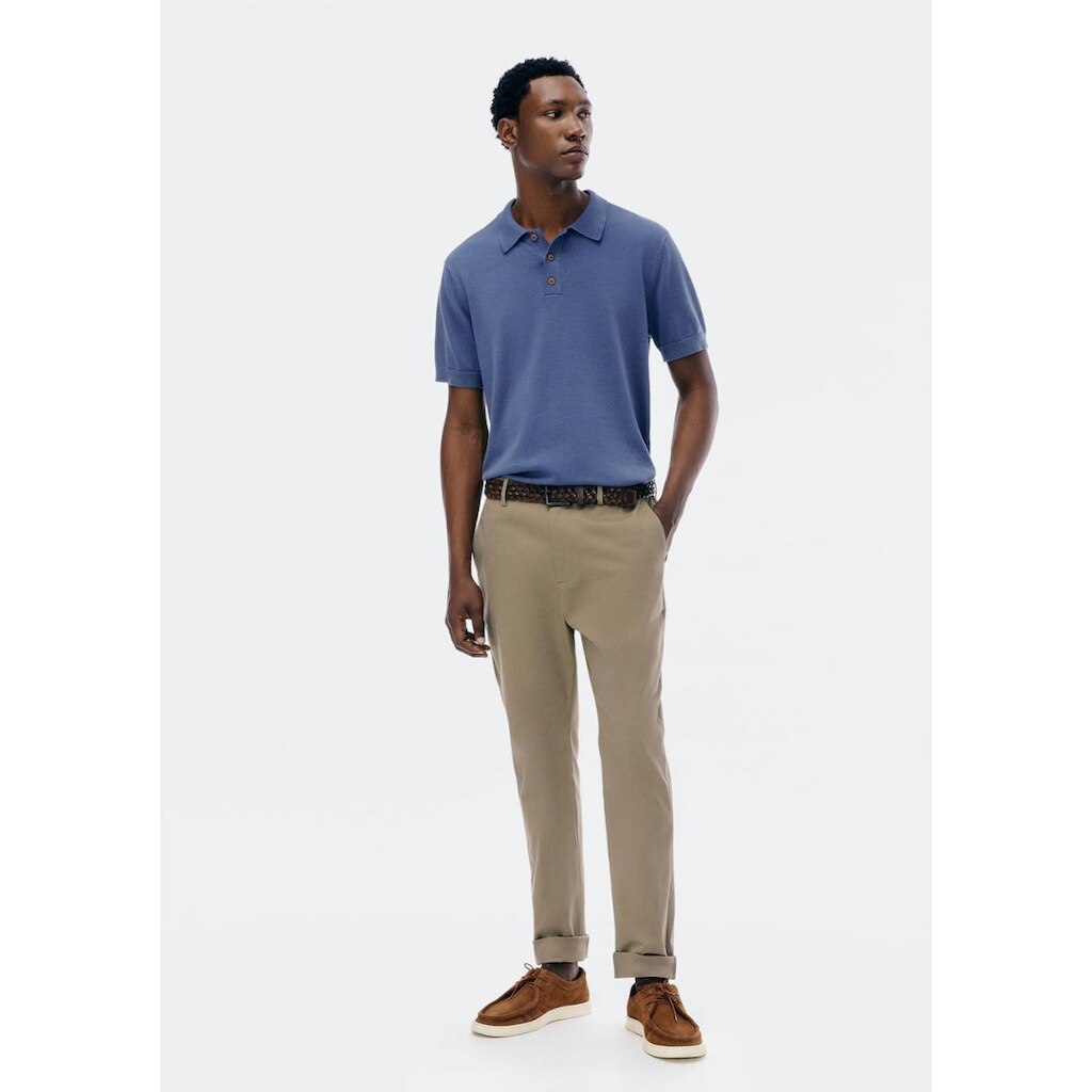Calça Hering Slim Chino Em Sarja Masculina