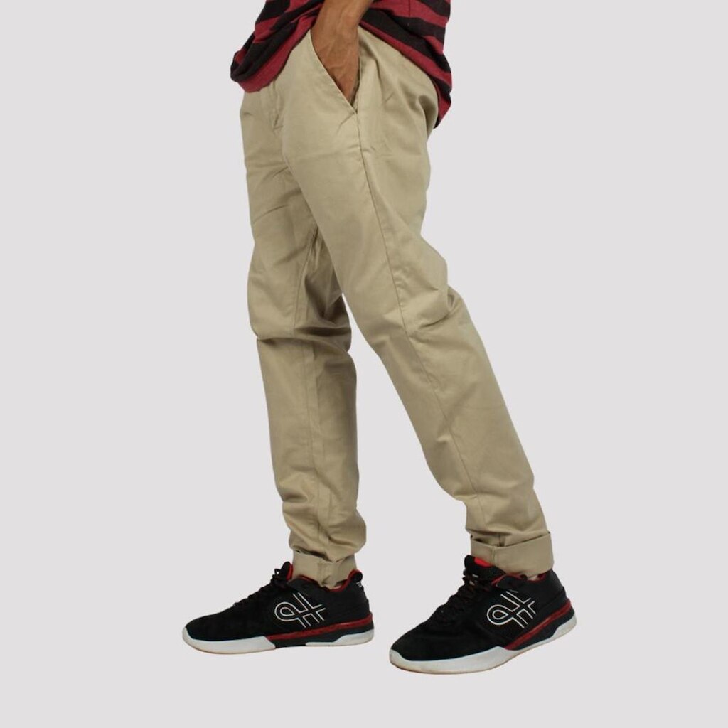 Calça Hocks Barra - Caqui