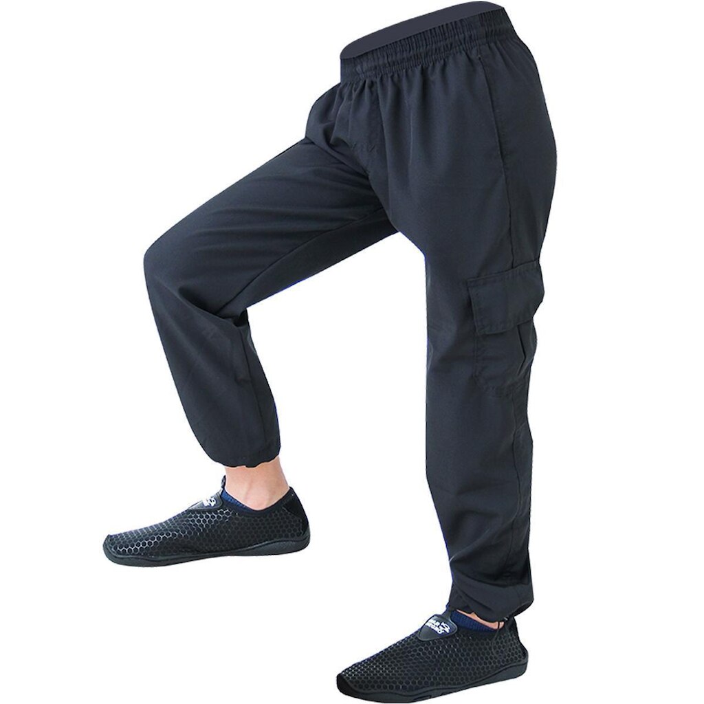 Calça Infantil de Pesca com Proteção Solar UV Hidronatic Preta - Mar Negro