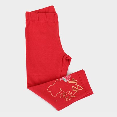 Calça Infantil Disney Bella Feminina - Feminino