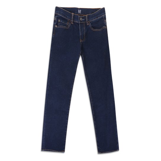 Calça Infantil Jeans GAP Fashion - Azul Menor preço em Calça Infantil Jeans GAP Fashion - Azul