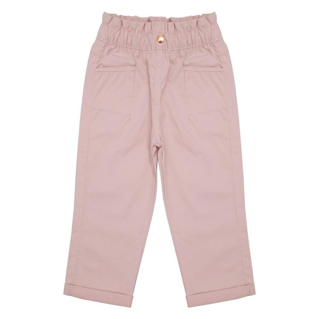 Calça Infantil Look Jeans Clochard Sarja Rosa - 02 - ROSÊ