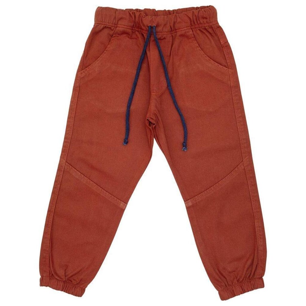 Calça Infantil Look Jeans Jogger Collor - FERRUGEM - 01