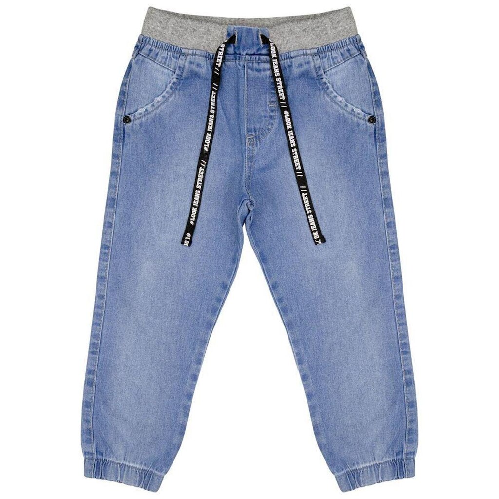 Calça Infantil Look Jeans Jogger Jeans - UNICA - 01